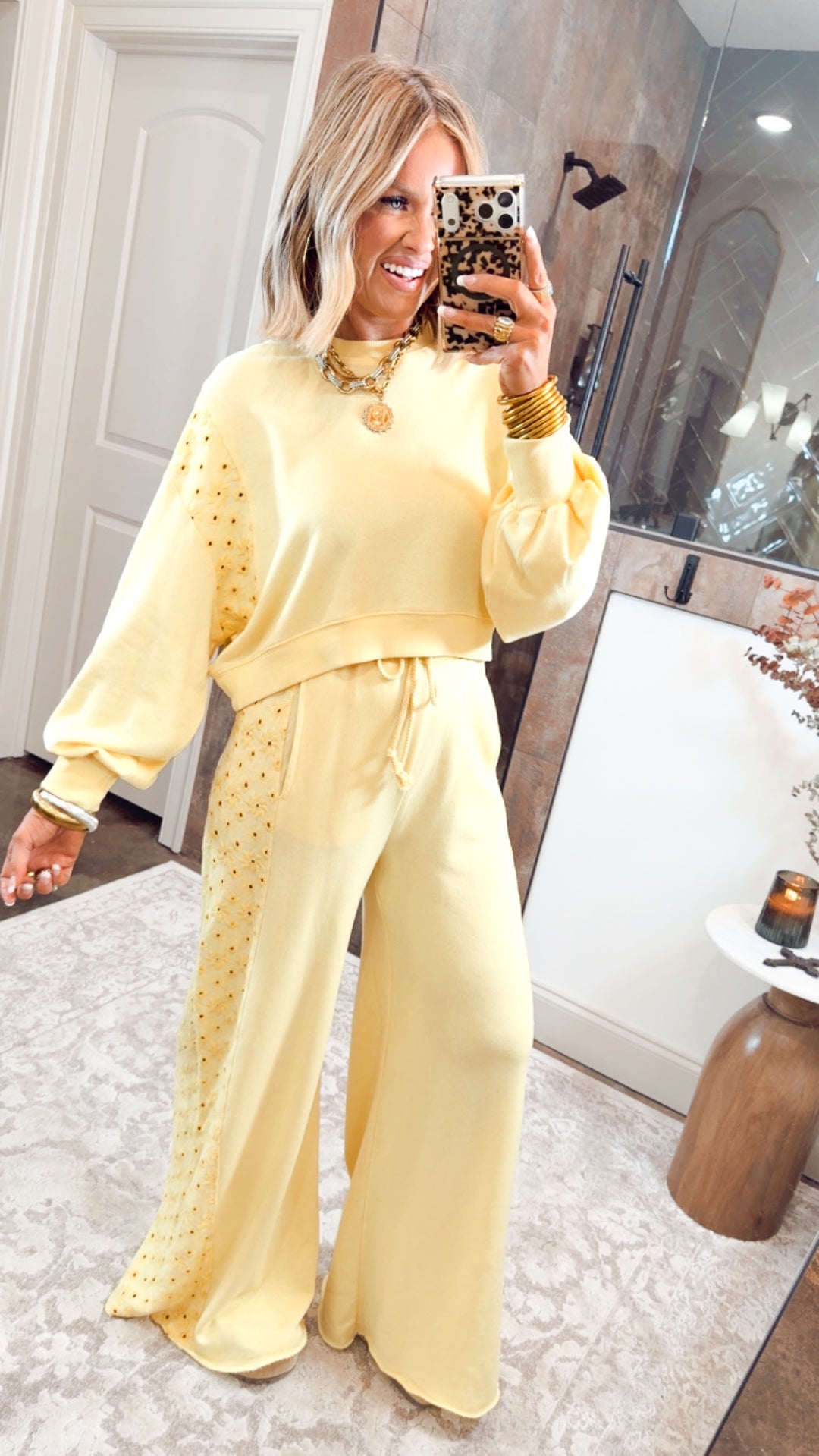 The Paloma Plush Set-Mellow Yellow