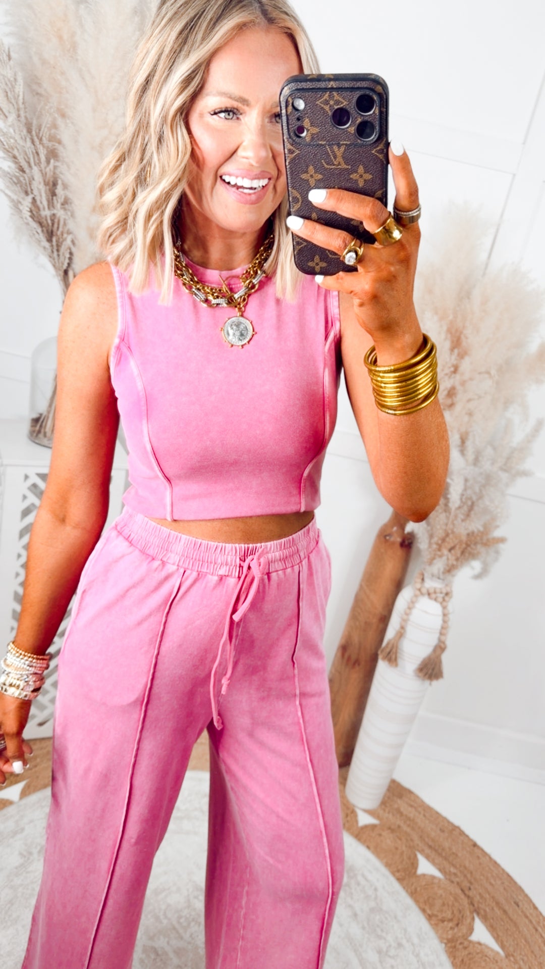 The Drift Away Set-Fuchsia