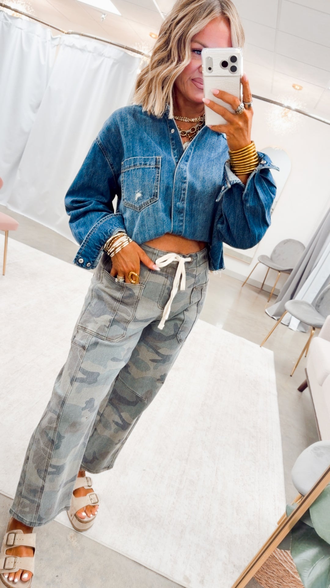 The Rogue Camo Barrel Jean