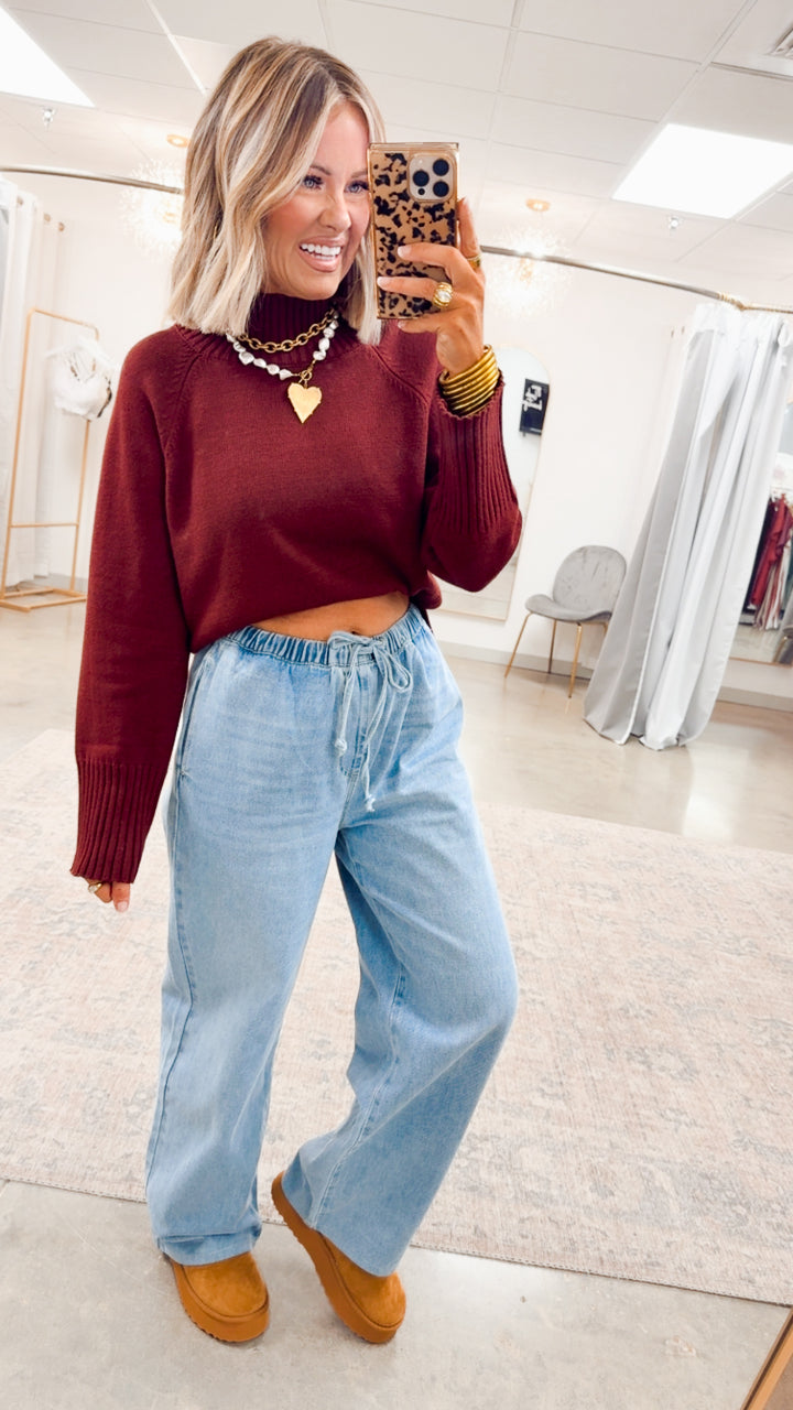 Lexington Relaxed Pants-Denim