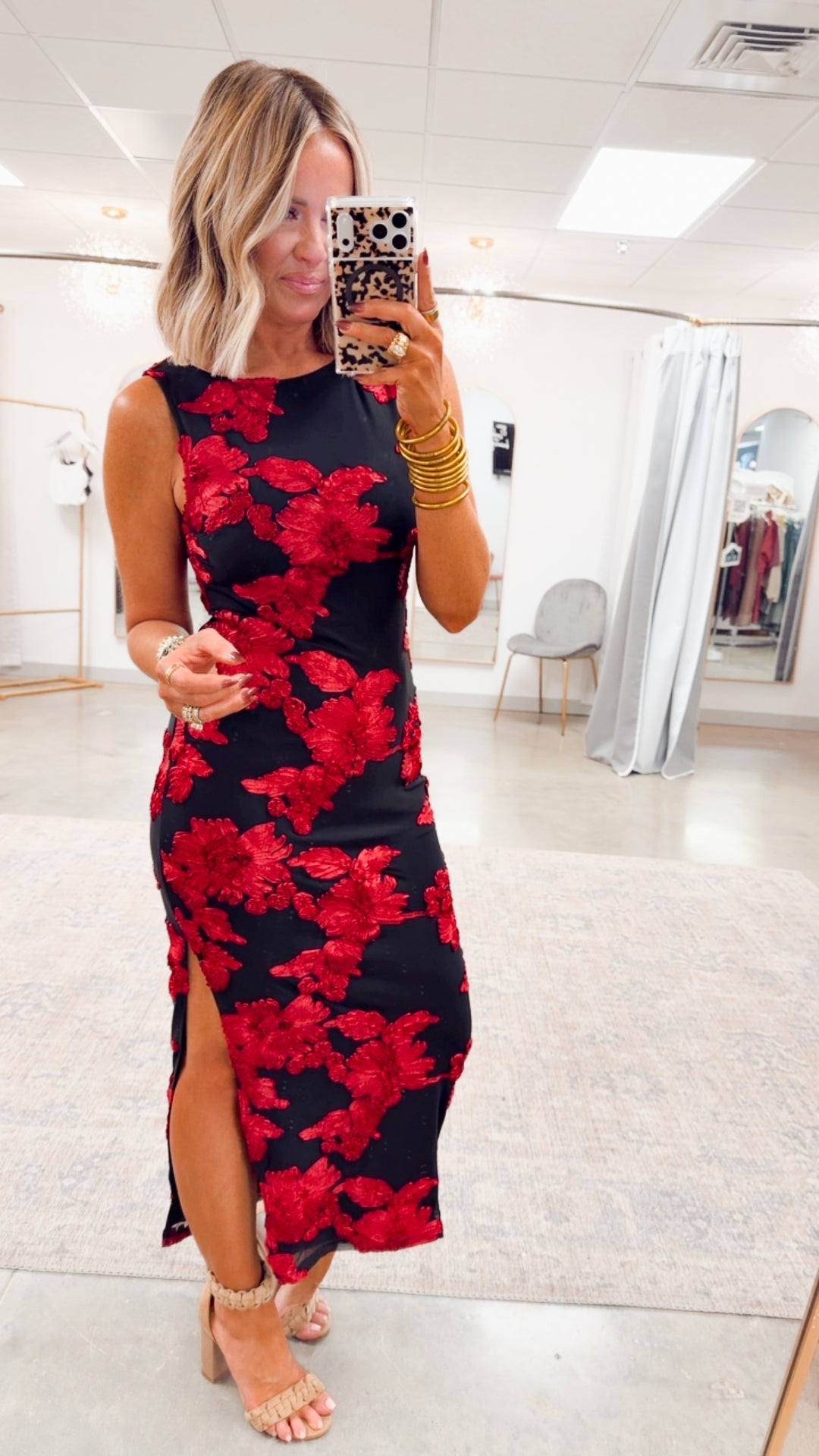 The Evening Flora Midi Dress