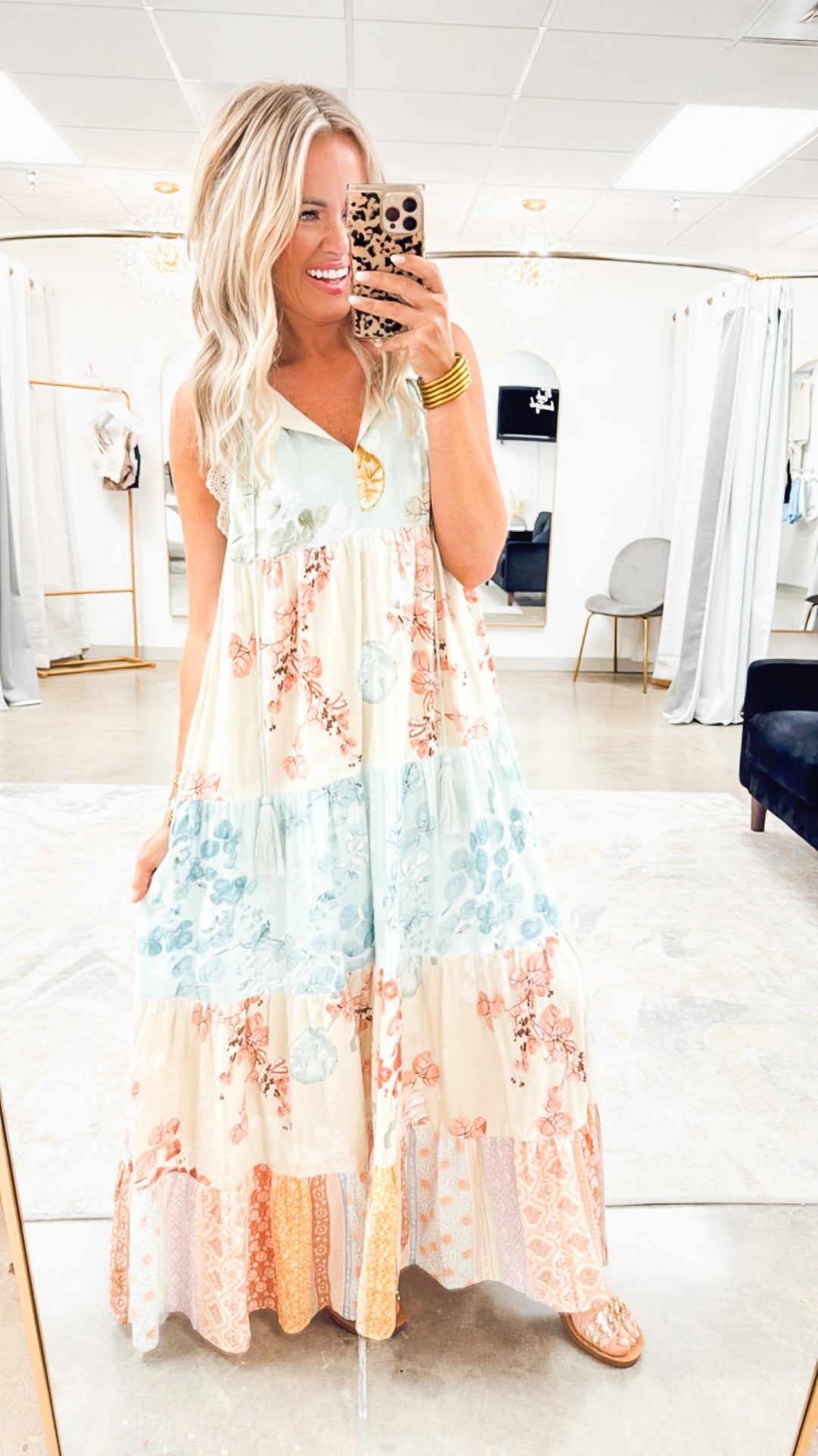 Patchwork Petal Dress