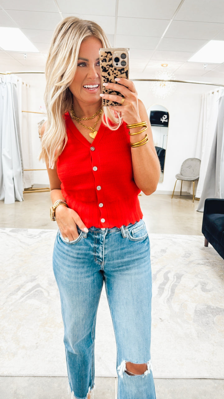 Piper Pointelle Vest