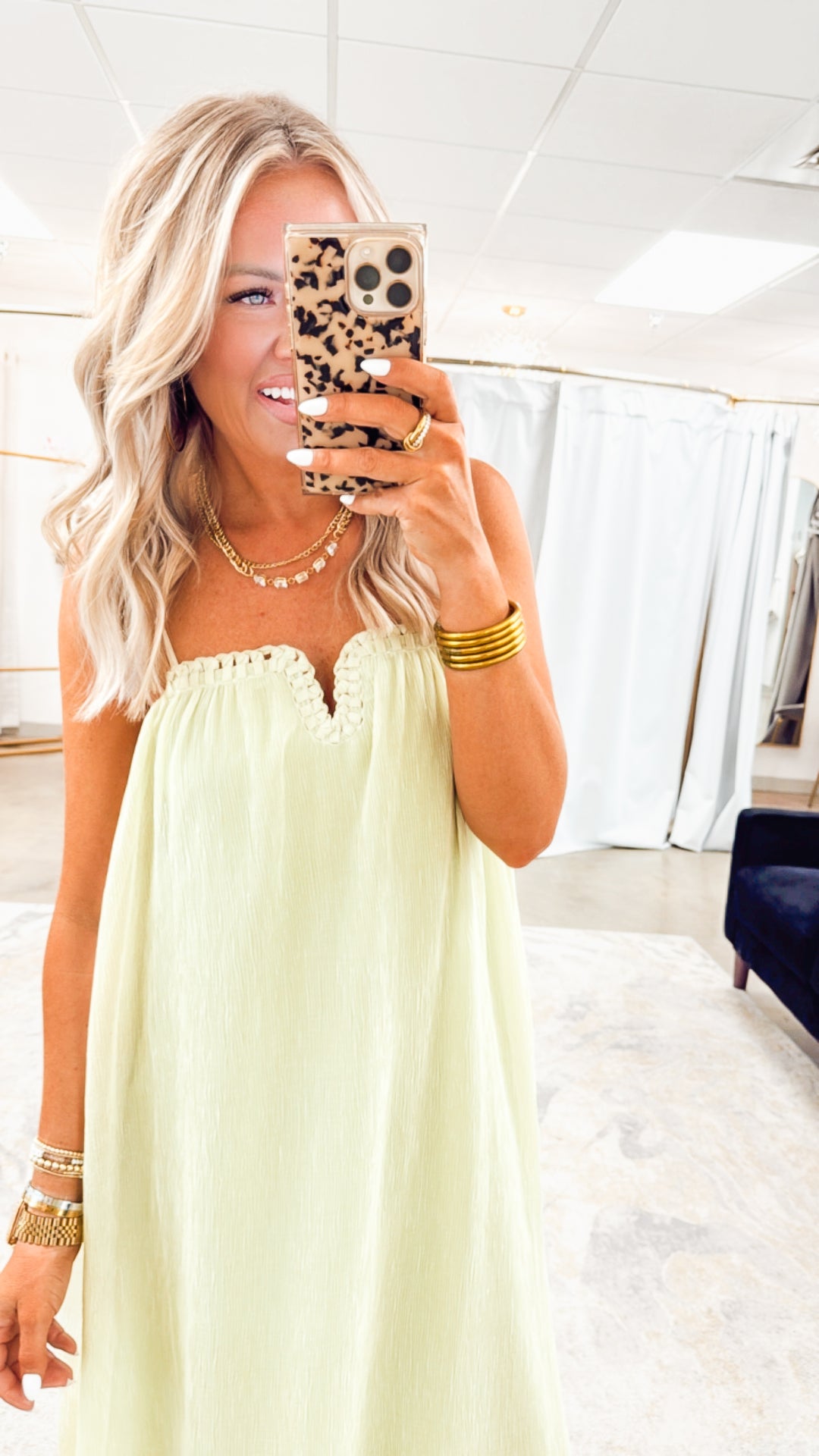 Summer Breeze Midi Dress-Pistachio