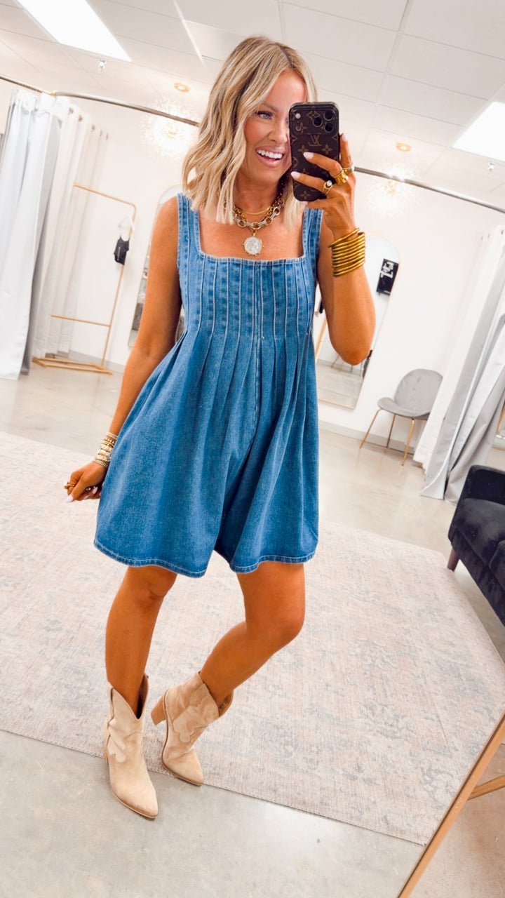 The Oakley Pintuck Romper