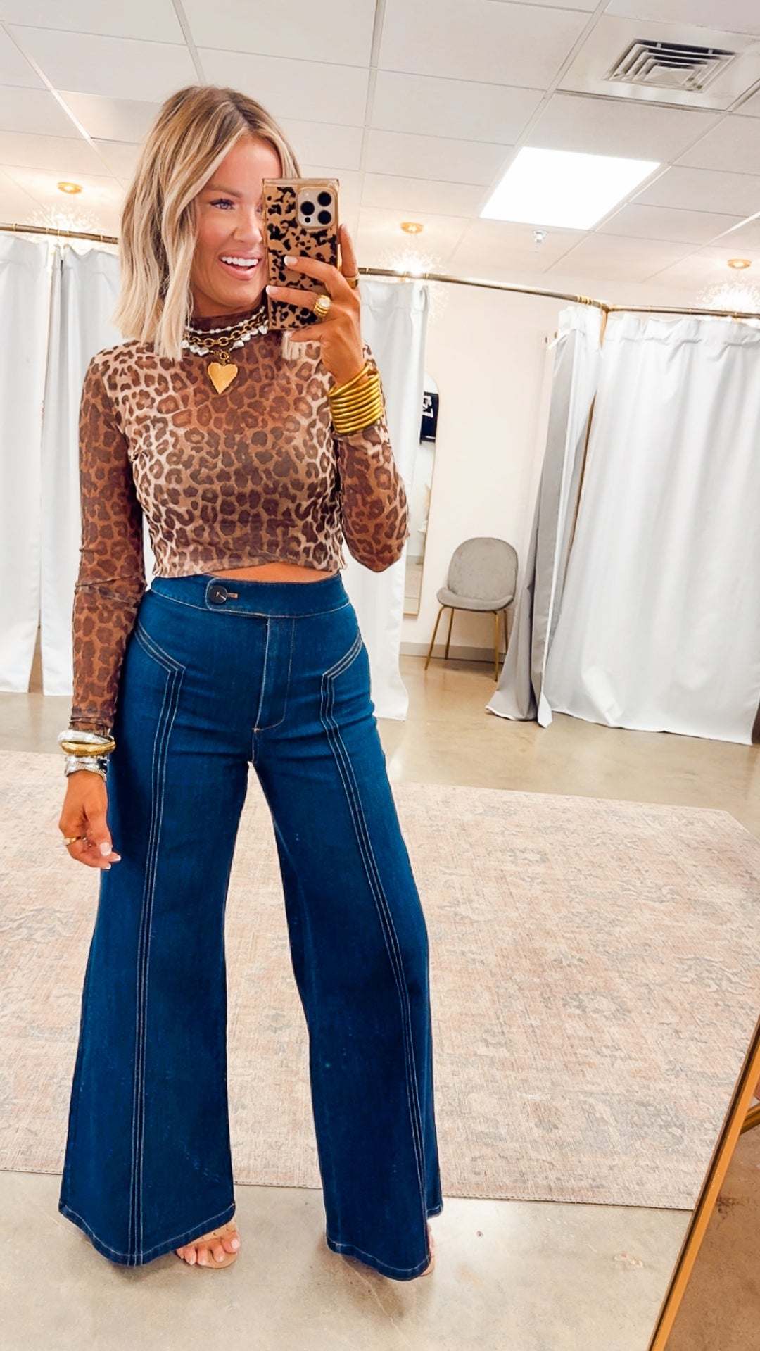 Katherine High Waisted Wide Leg Jean