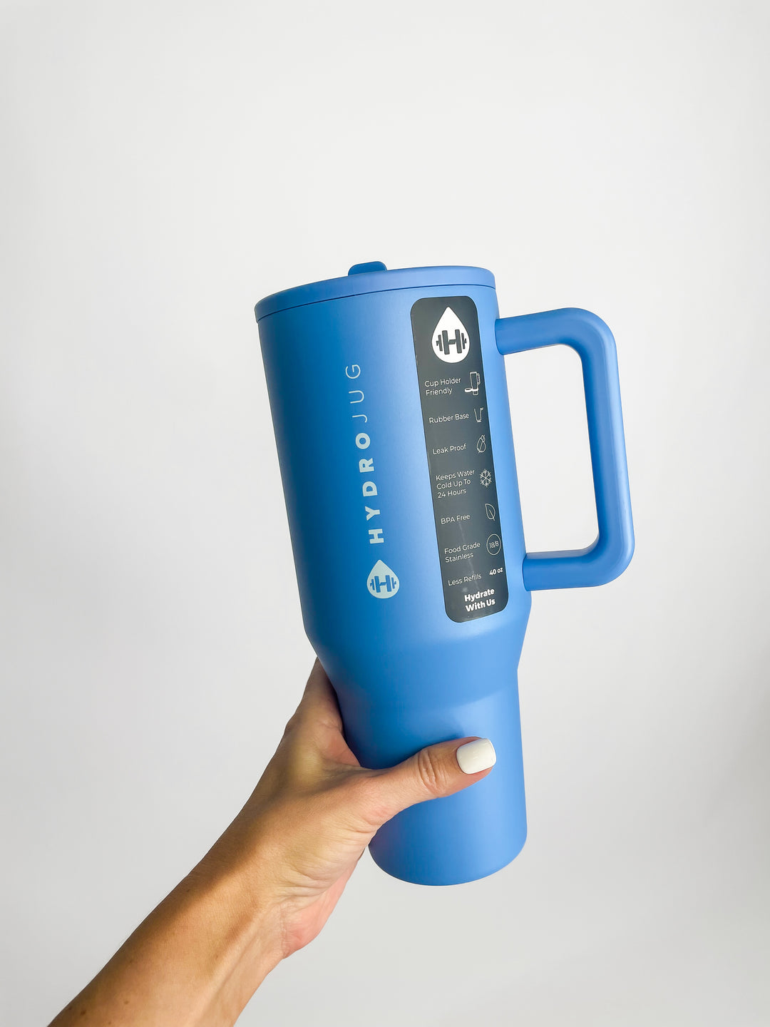 Hydrojug Traveler 40oz Tumbler-Light Blue