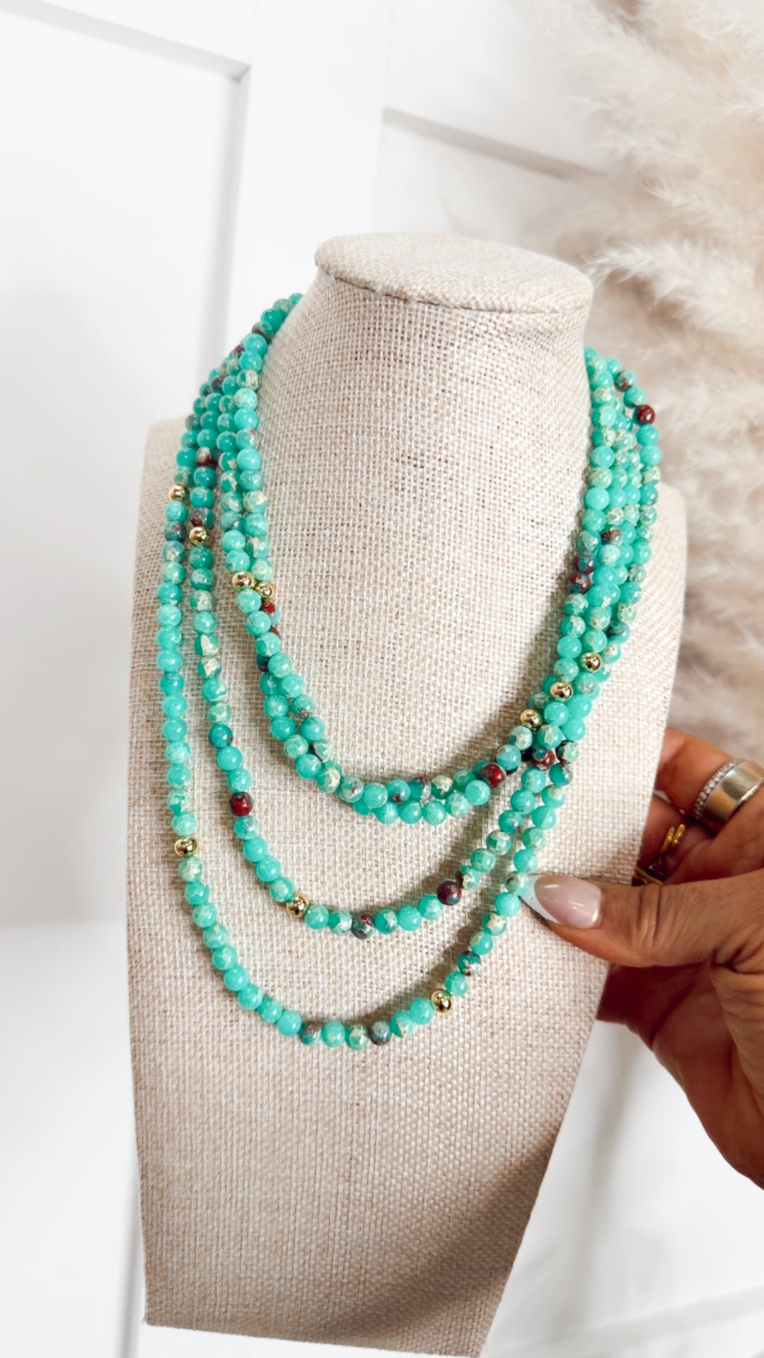 Do It For You Layered Gemstone Necklace