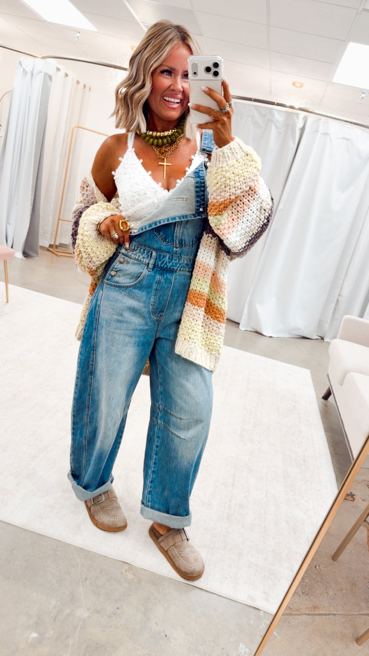 The Brooke Barrel Overalls