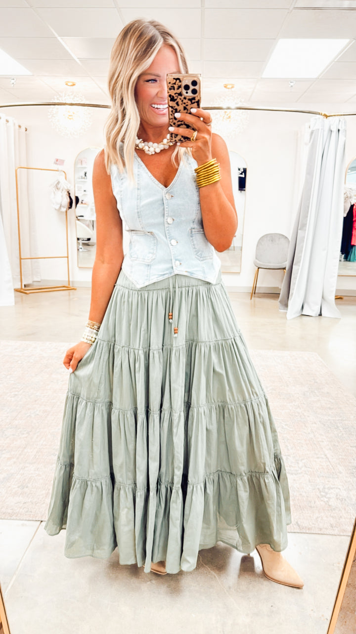 Evermore Skirt-Dill