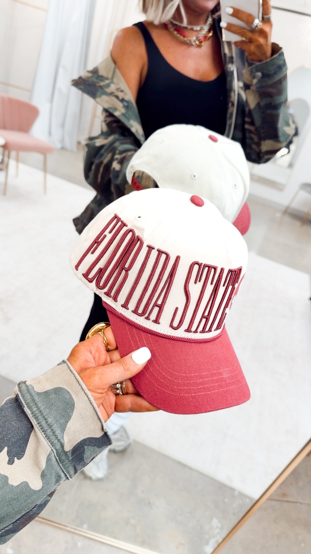 Florida State Gameday Social Saturday Stretch Hat