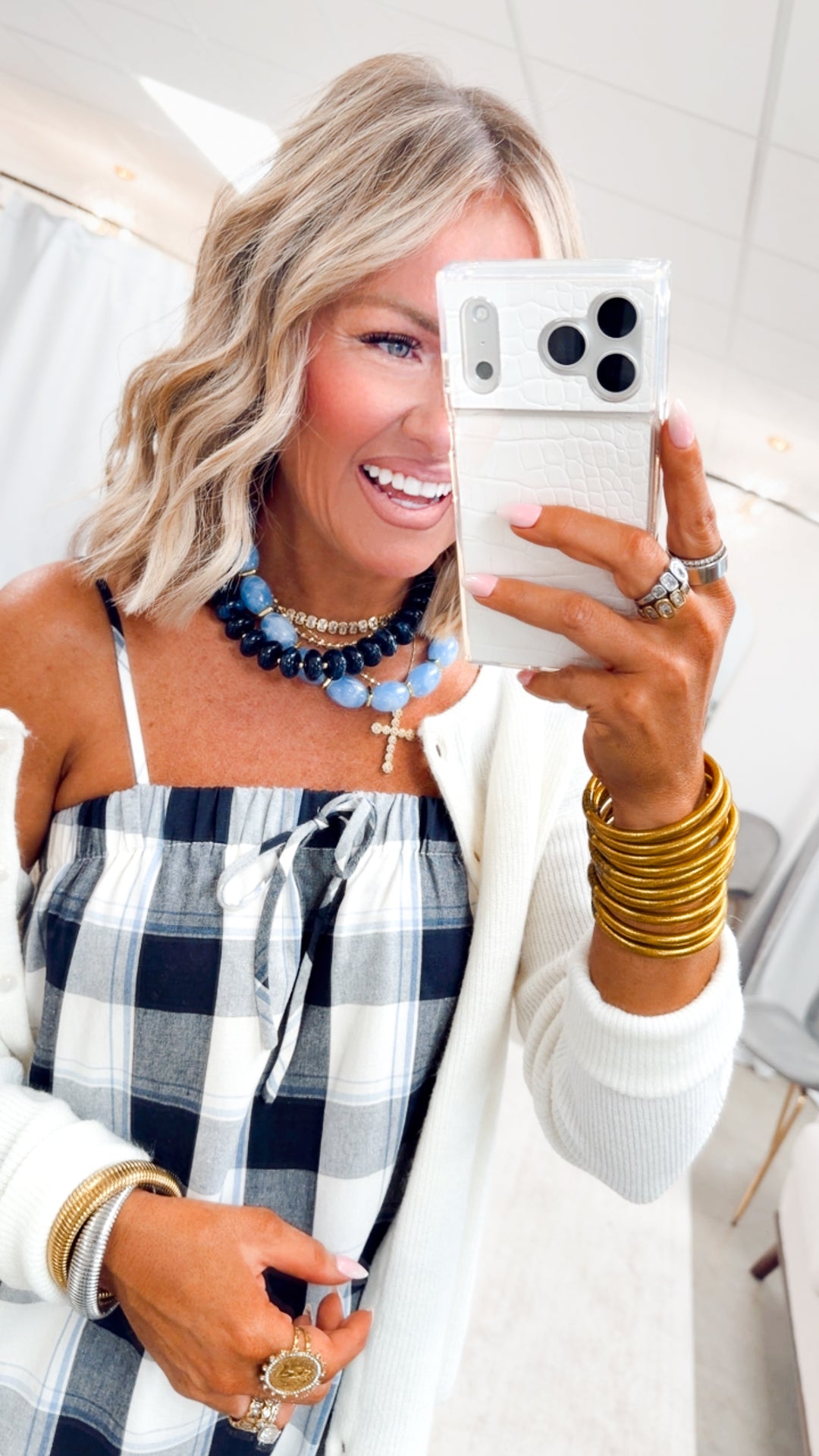 The Chic Prep Cardigan-Ivory