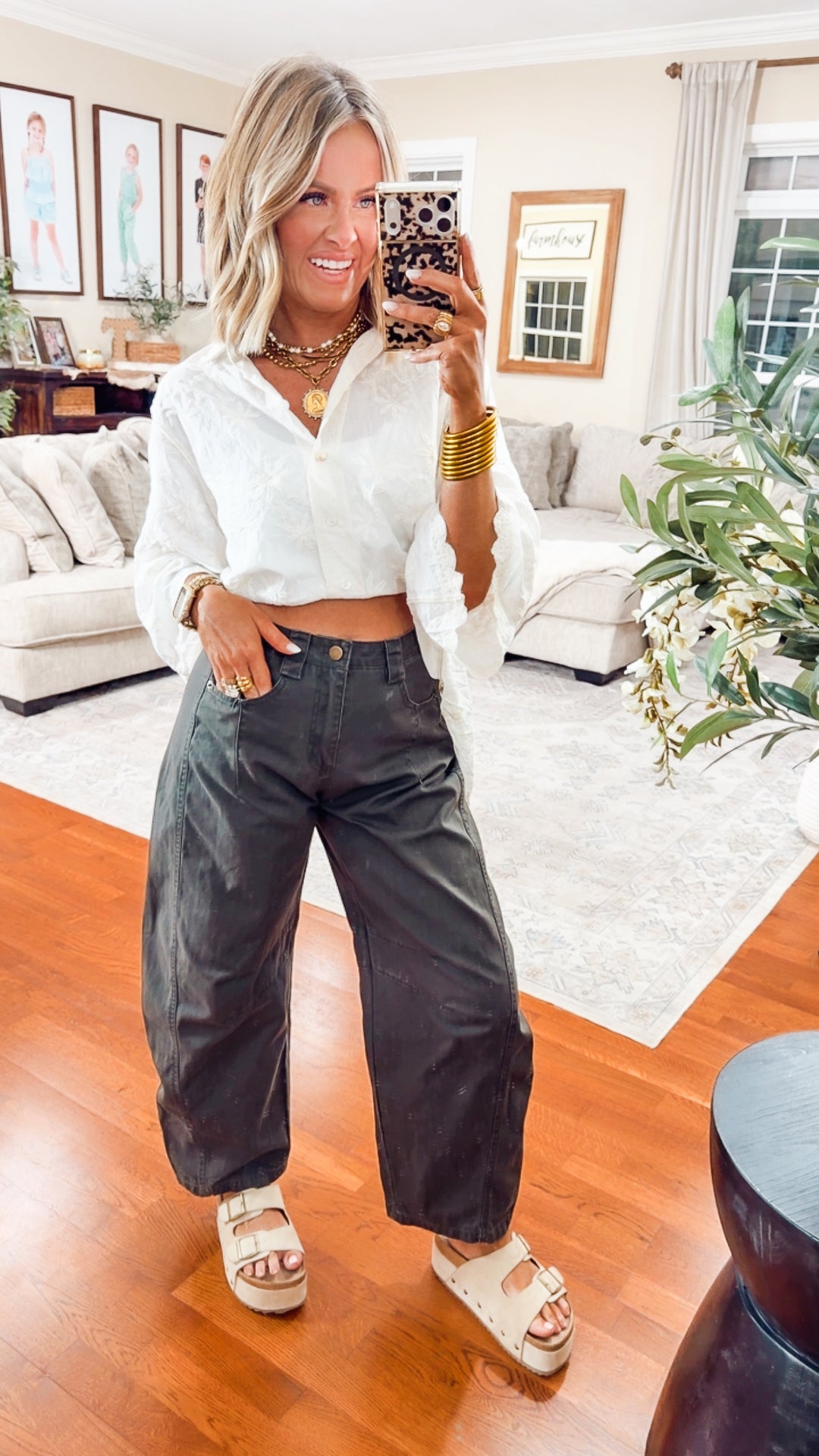 Jade Wide Leg Pintuck Pants