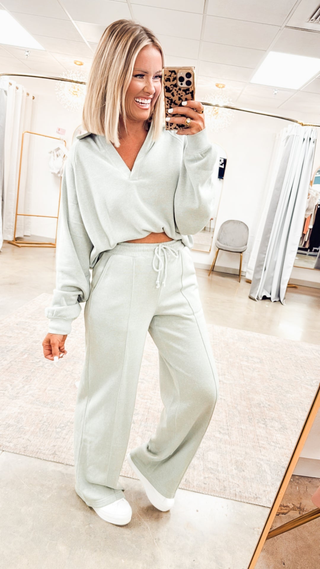 Willowmere Lounge Set-Sage Green