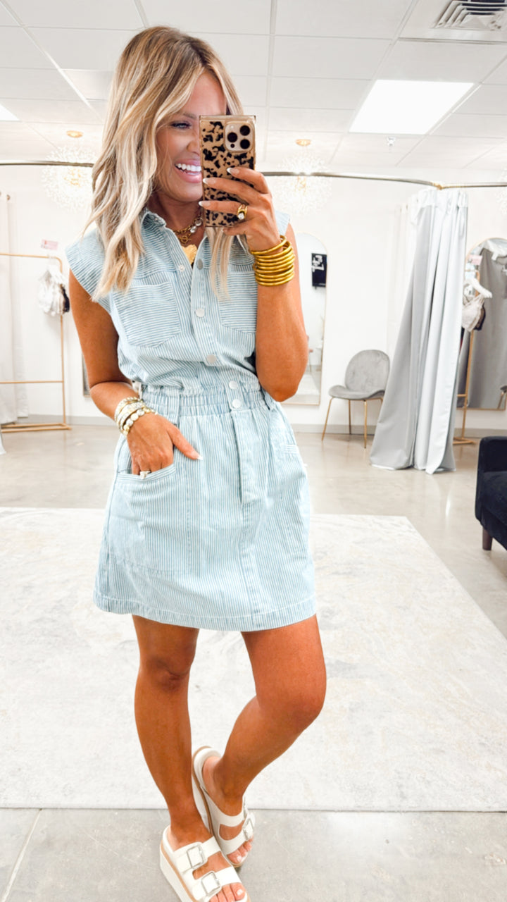 Seaport Stripe Dress