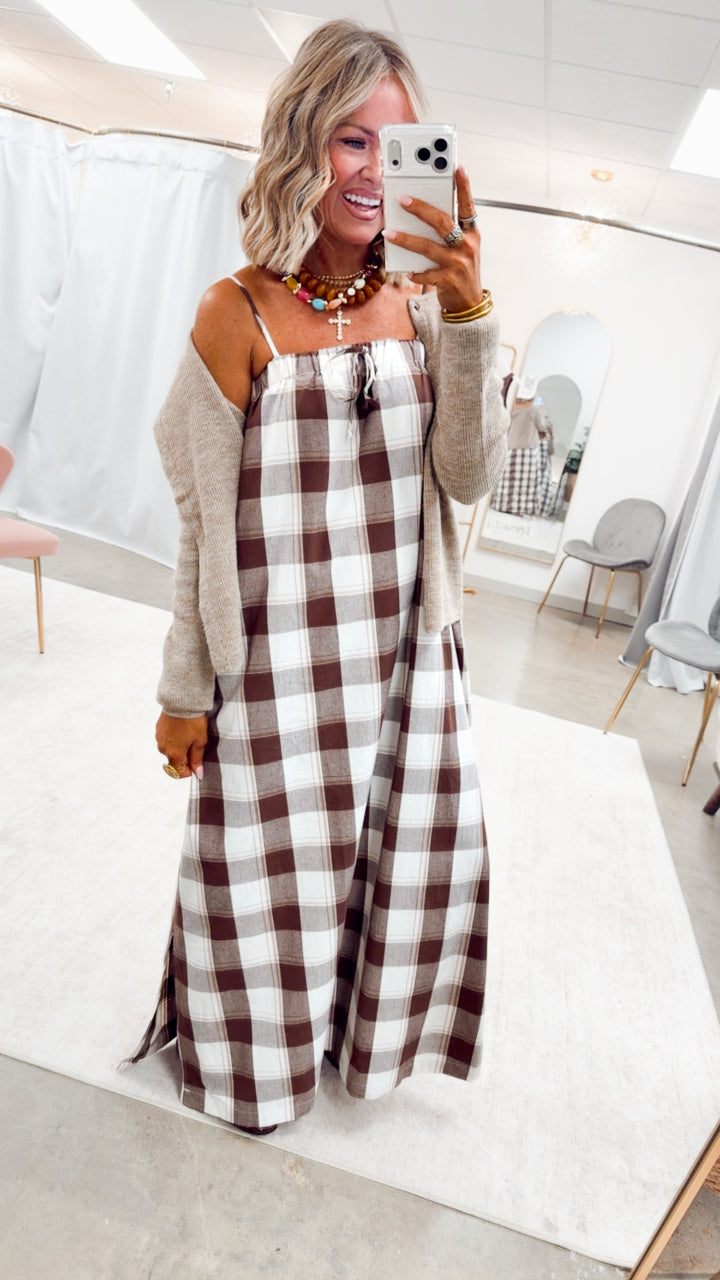 The Chic Prep Cardigan-Mocha