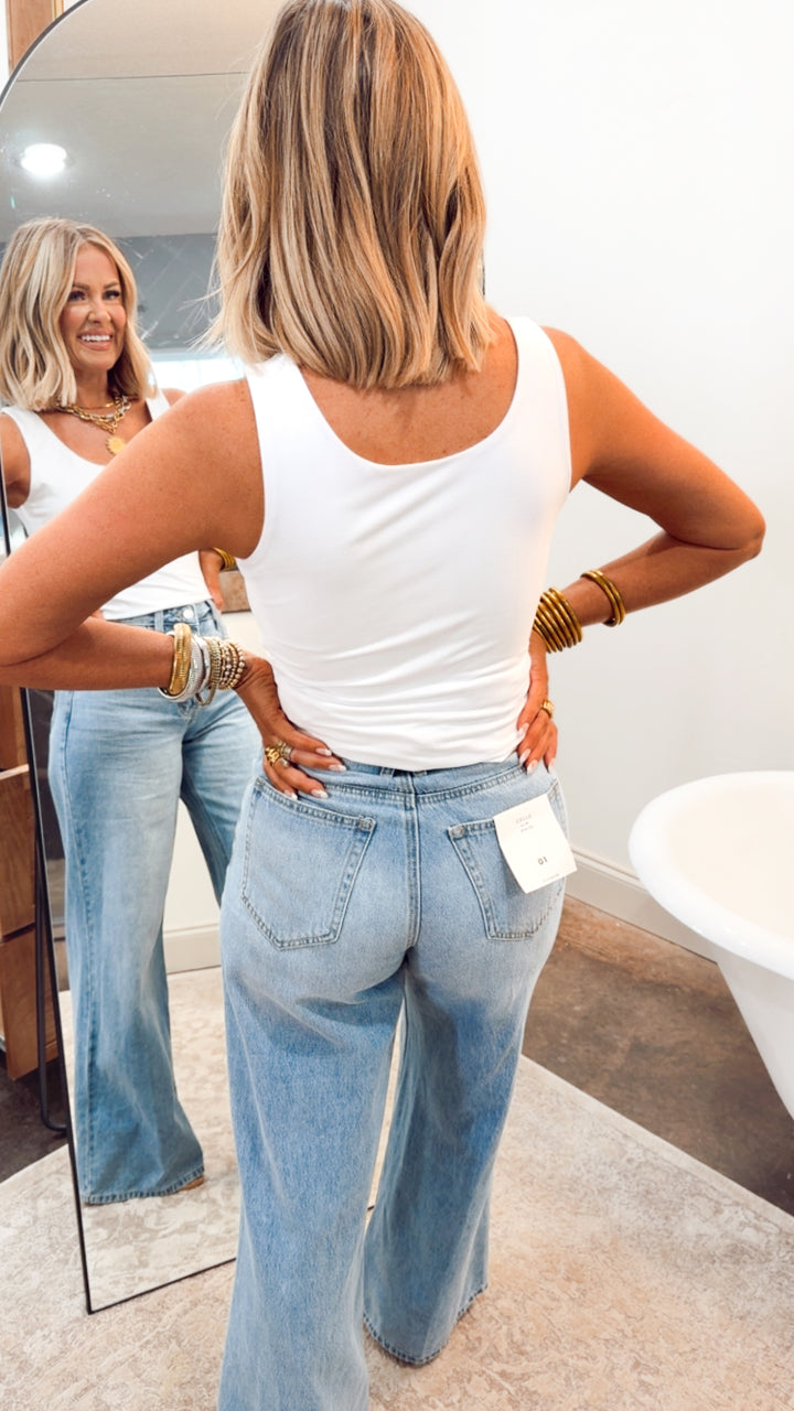 Versatile Vibes Tank Top-White