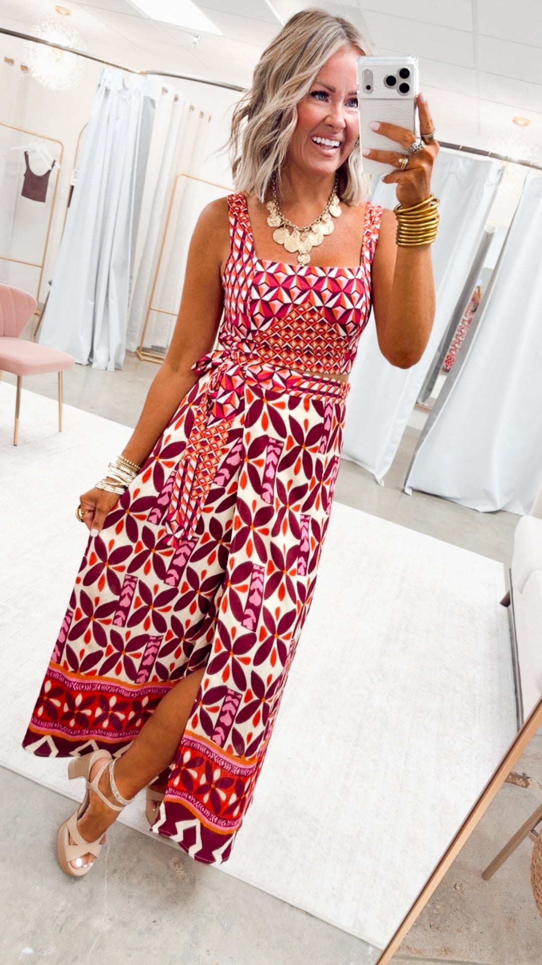 The Montego Wrap Skirt Set
