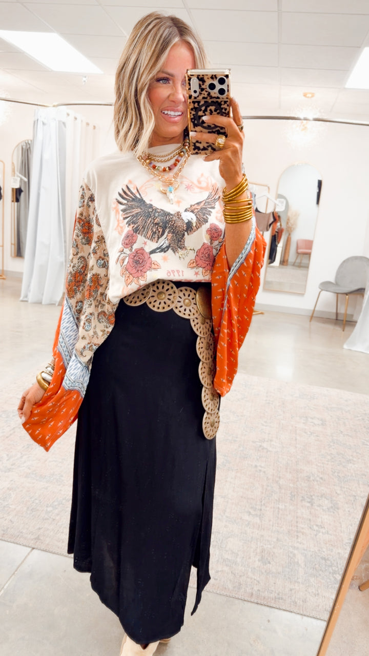 The Marlow Midi Skirt-Black