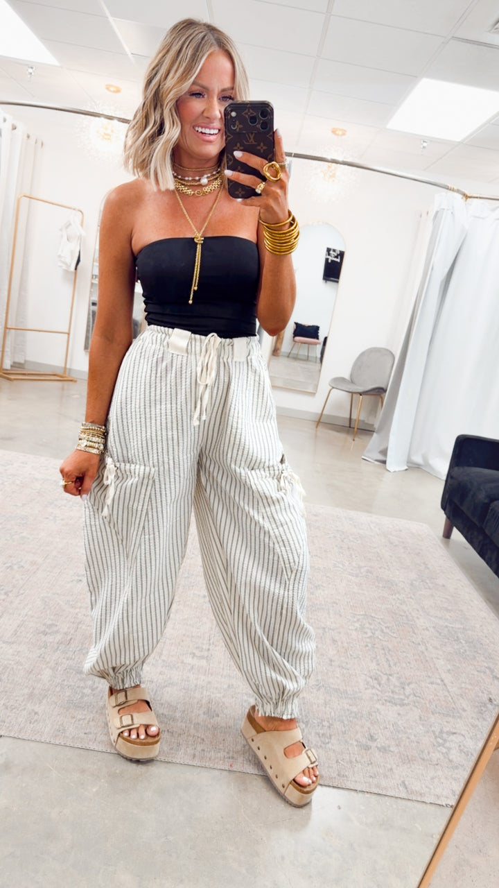 The Odette Jogger Pants-Oatmeal