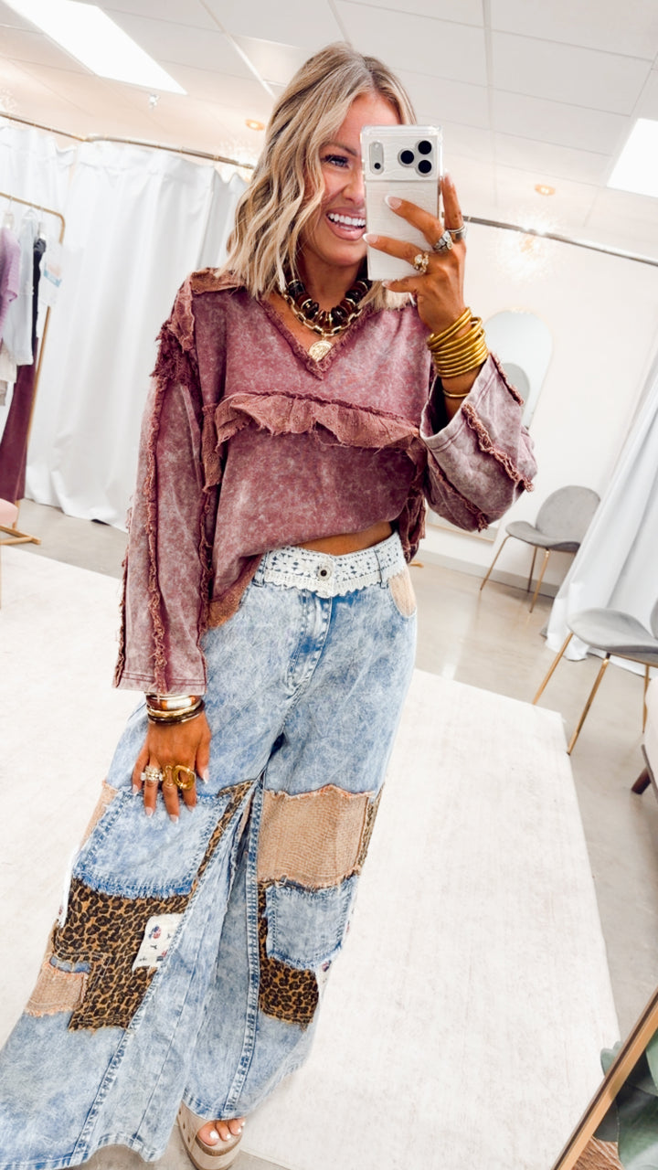 The Wild Card Pants-Denim