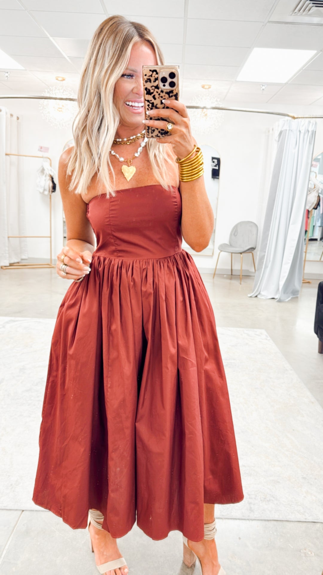 Amelia Flare Midi Dress