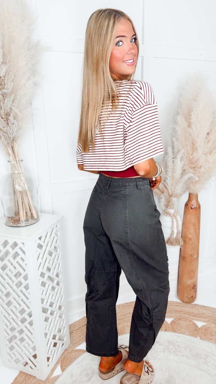 Jade Wide Leg Pintuck Pants