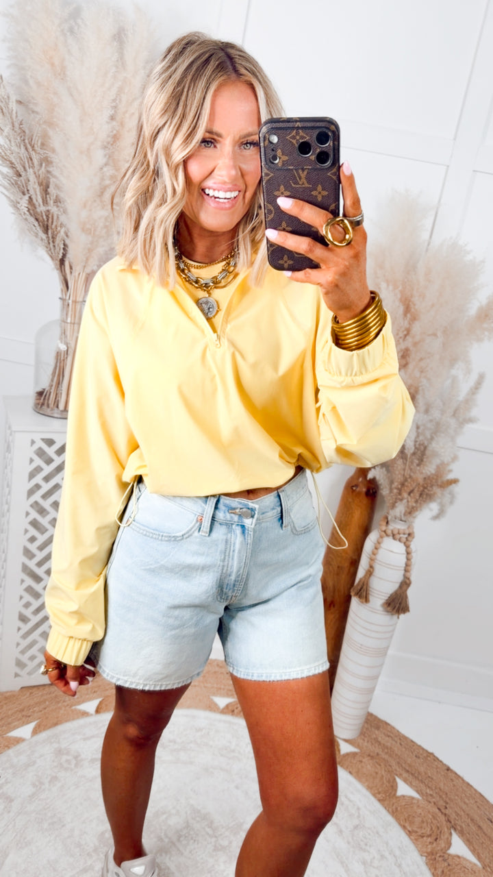 The Active Ease Pullover-Yellow Glow