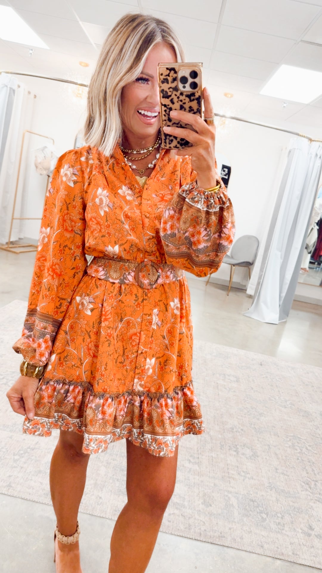 Rustic Meadow Mini Dress