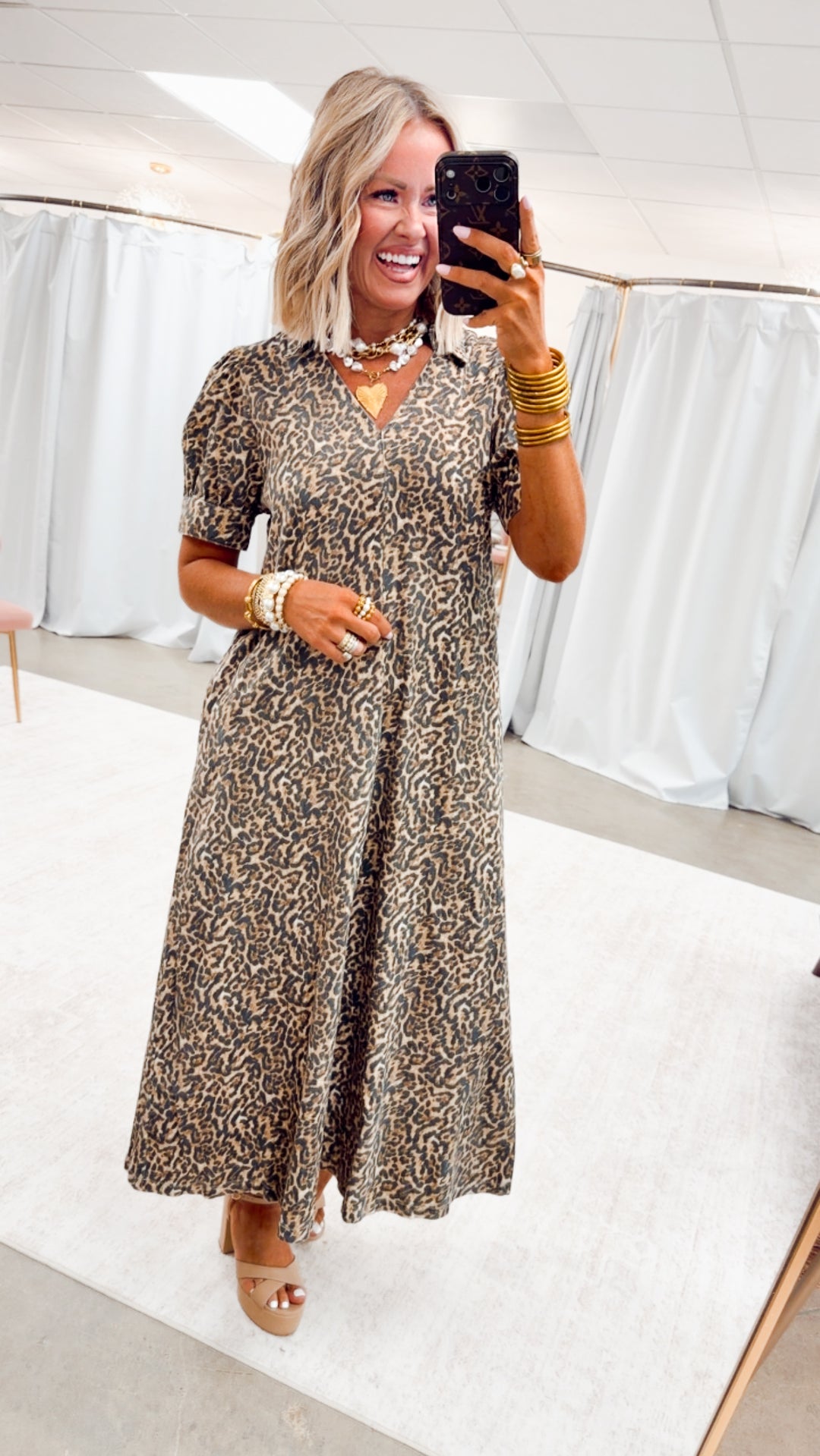 The Untamed Chic Midi Dress