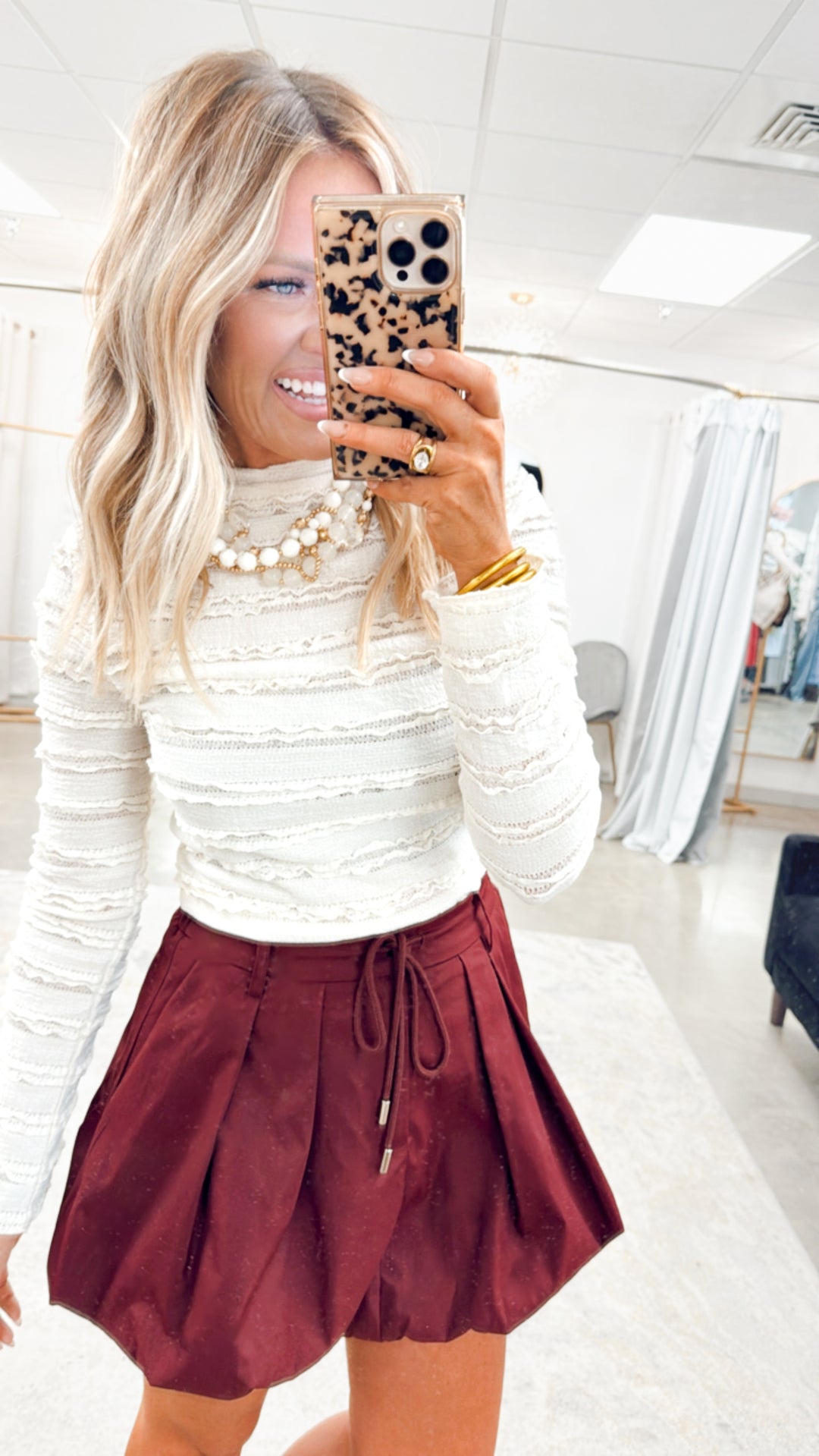 Juliet Ruffle Lace Top