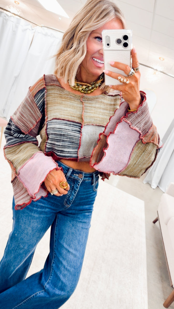 The Fletcher Cropped Wide Leg Jean-Dark
