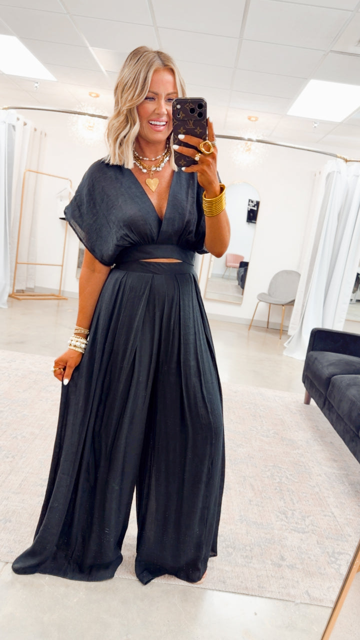 The Precision Two-Piece Set-Black