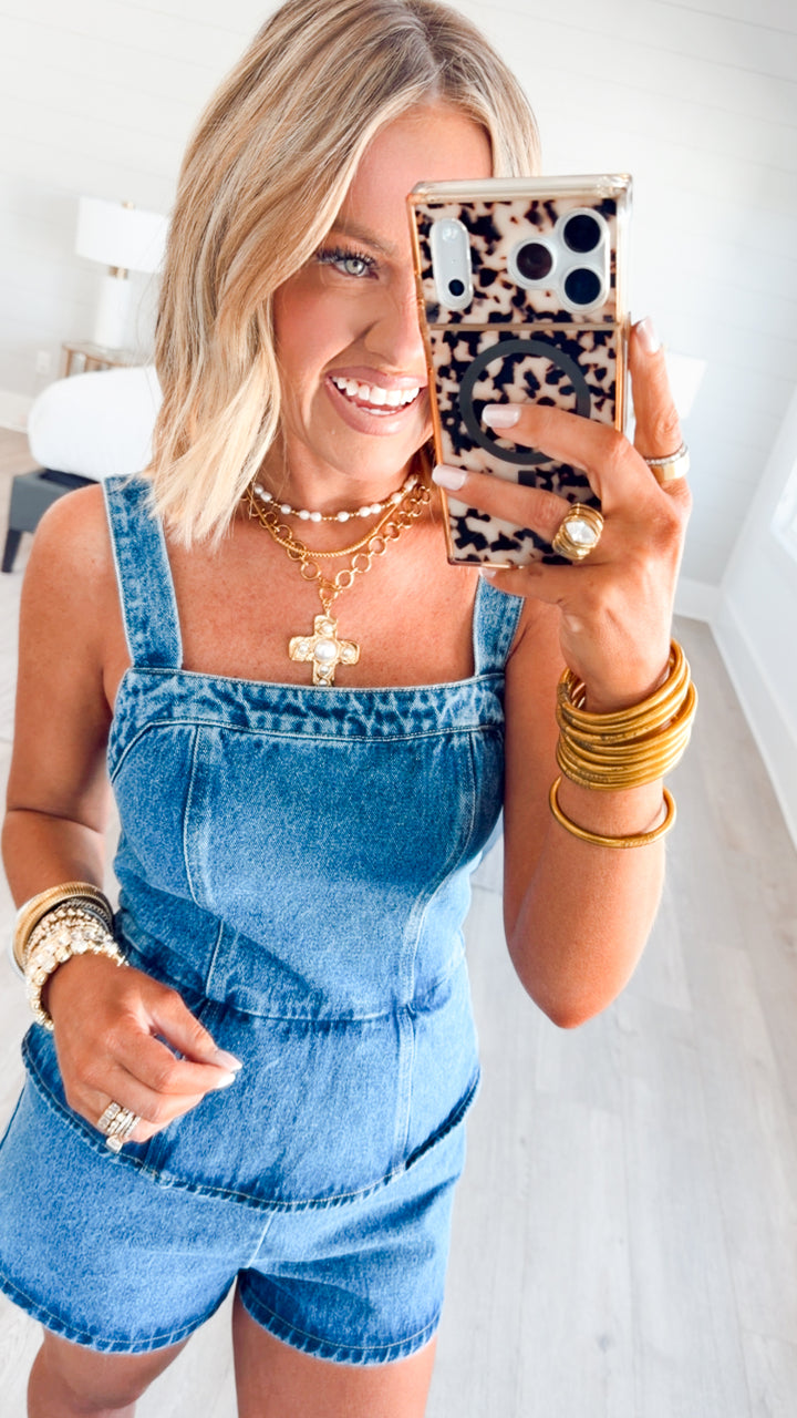 Southern Belle Peplum Romper