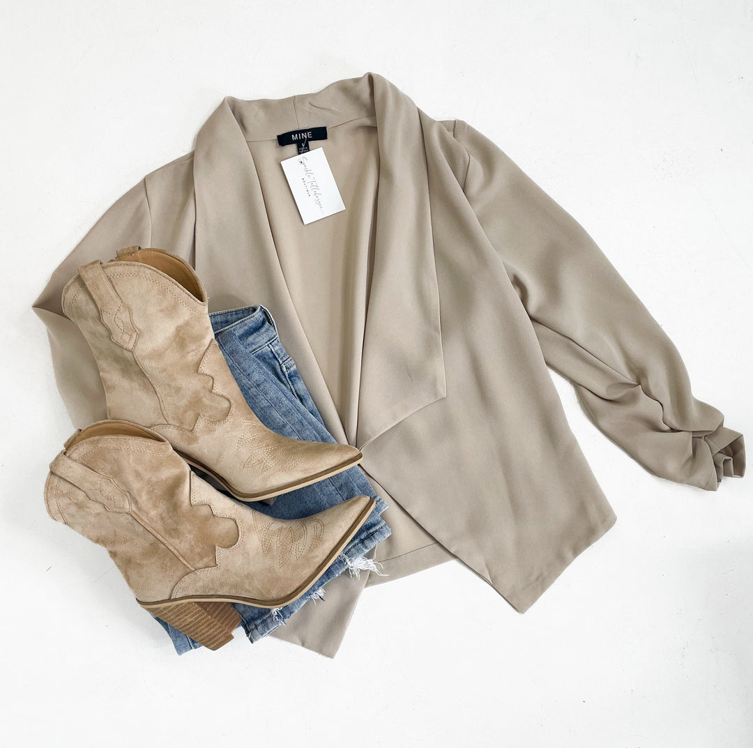 Verona Breeze Blazer - Khaki