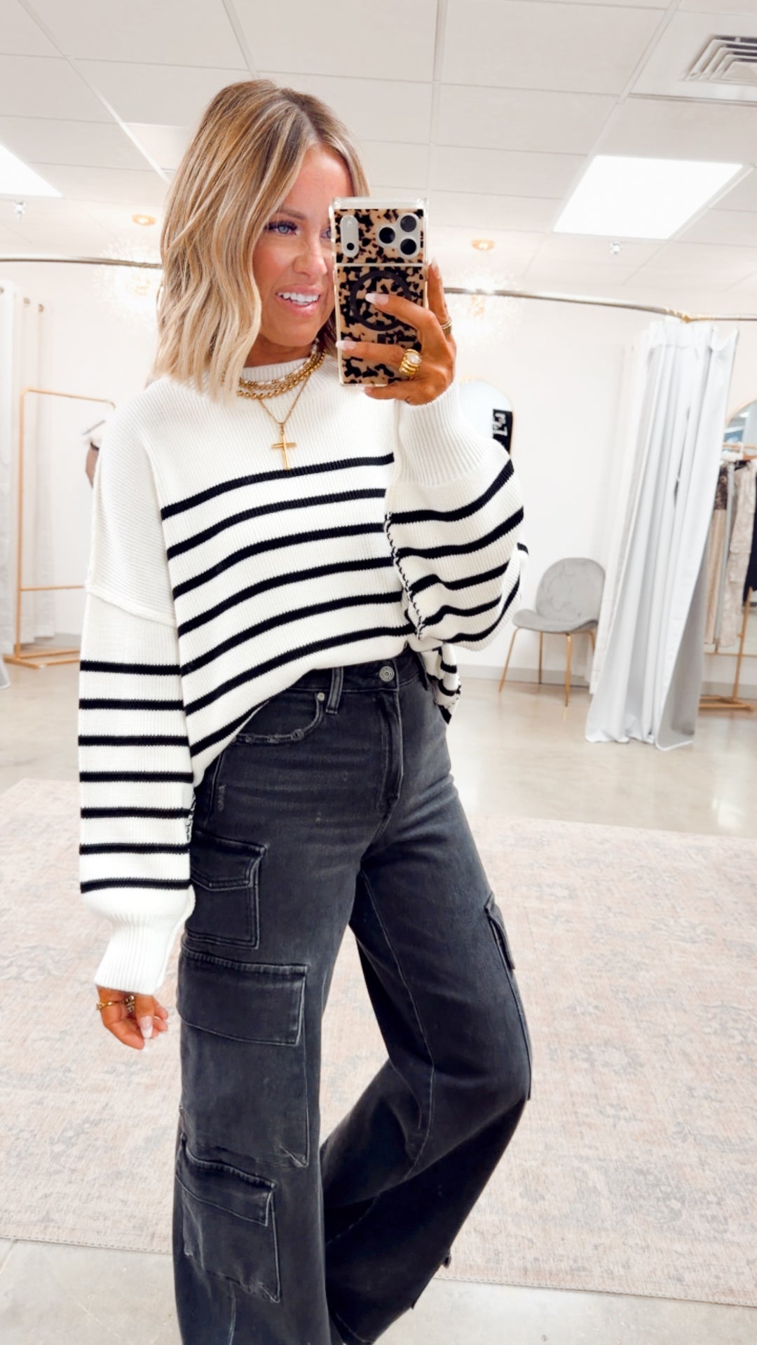 The Ivory Stripe Pullover