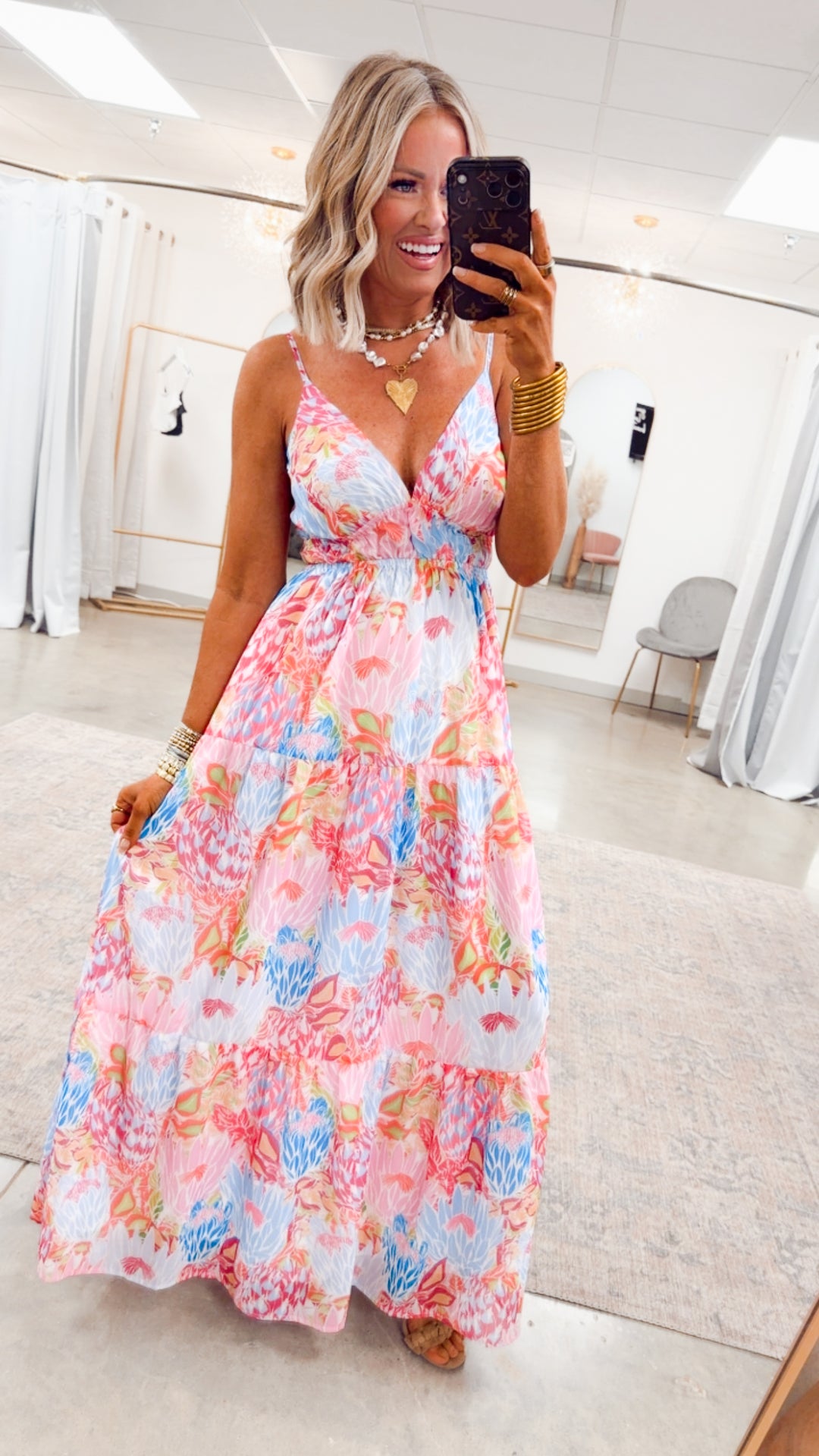 Daphne Bloom Maxi Dress