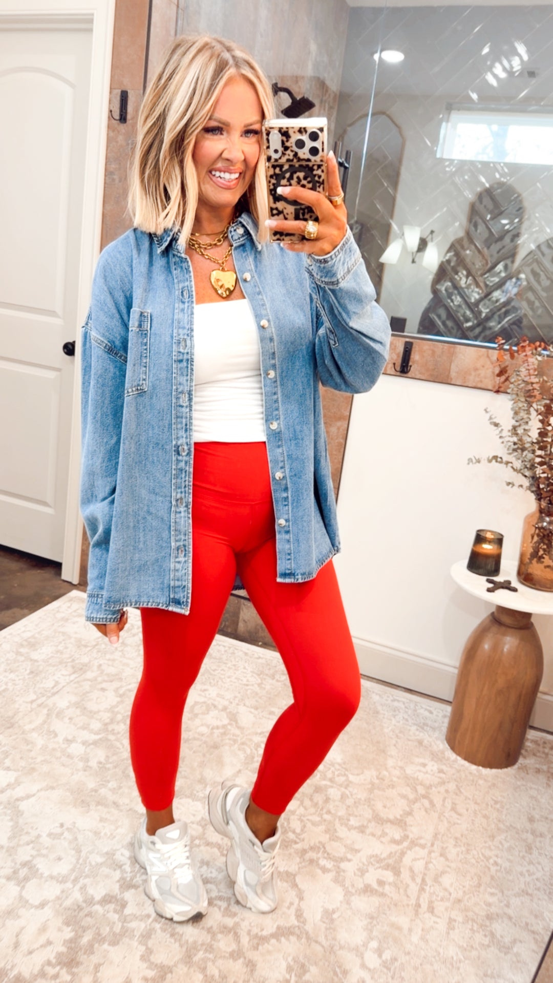 Parker Washed Denim Top