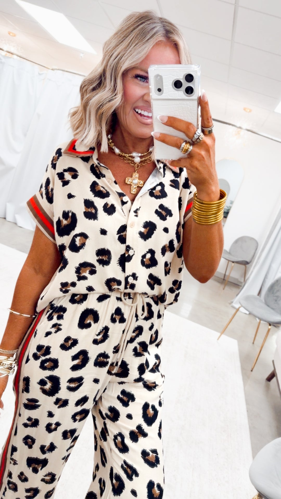 The Leopard League Pants Set