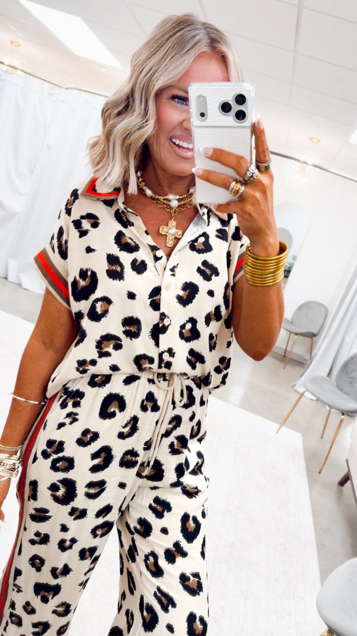 The Leopard League Pants Set