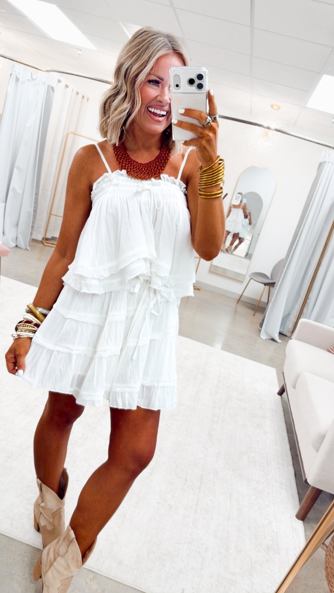 The Cambria Two Piece Set-White