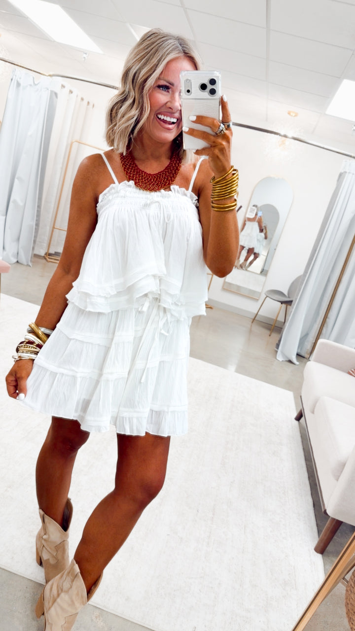 The Cambria Two Piece Set-White