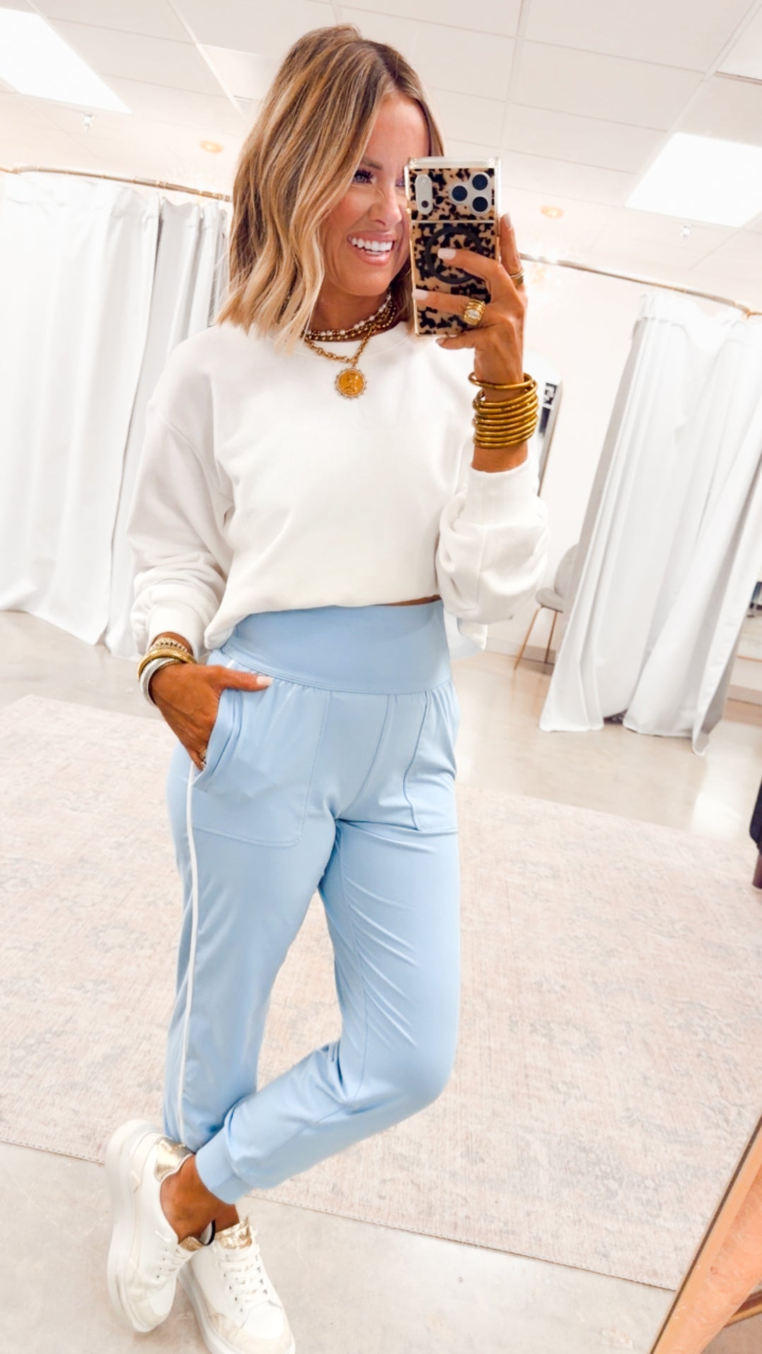 The Butter Flex Joggers-Lt Blue