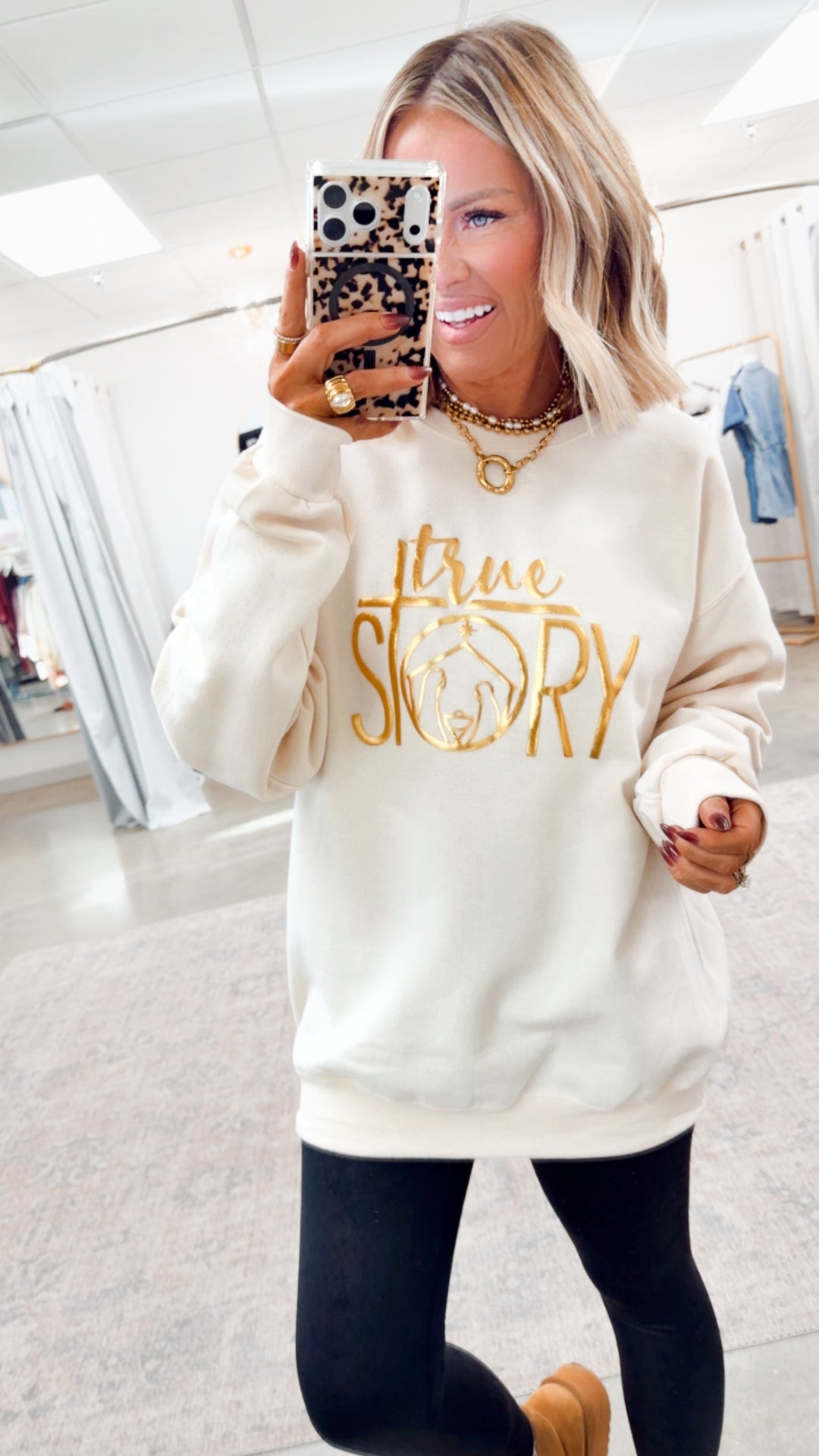 True Story Nativity Scene Sweatshirt