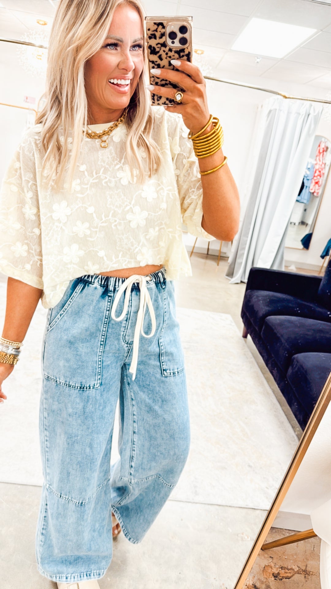 Willow Wide Leg Denim Pants