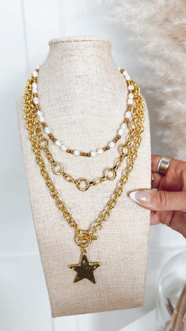 Shine Baby Shine Gold Necklace