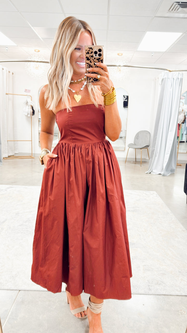 Amelia Flare Midi Dress