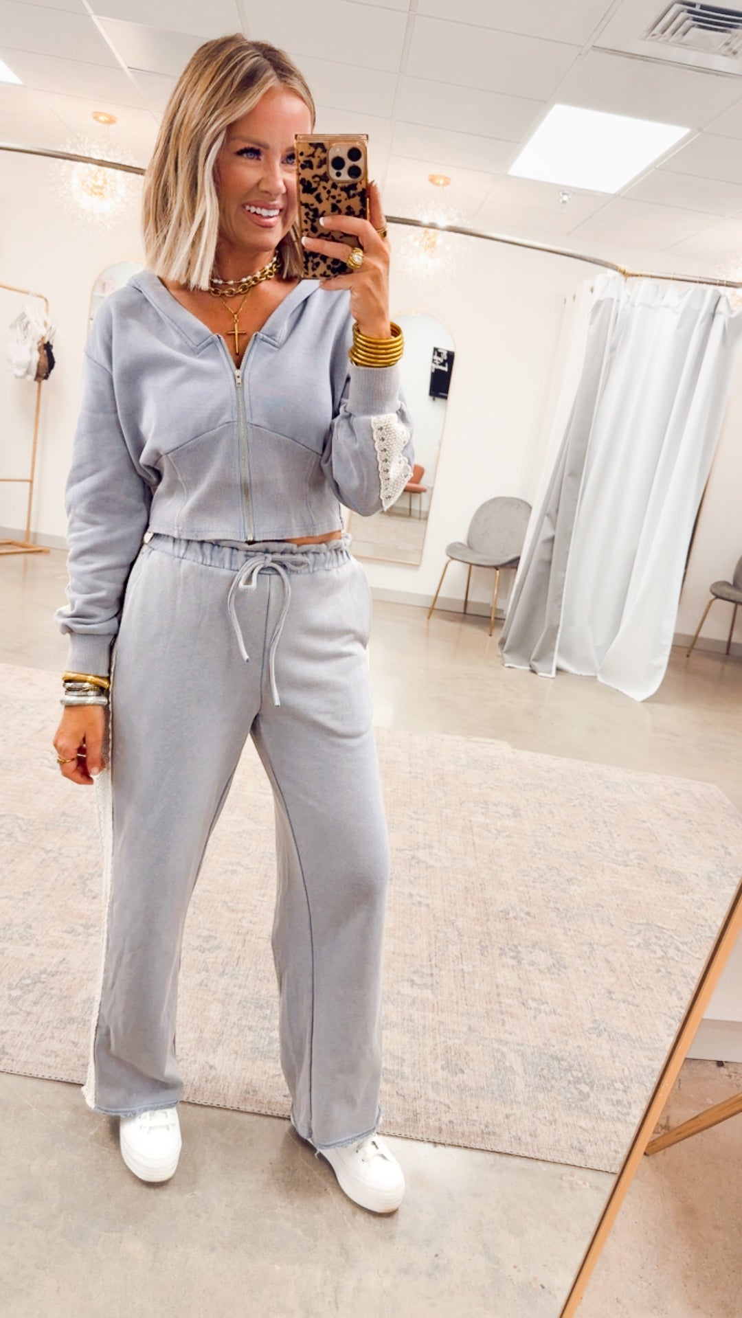 The Canyon Breeze Set-Washed Denim