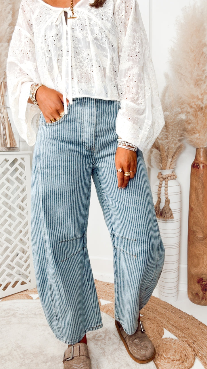 The Brinley Barrel Jean