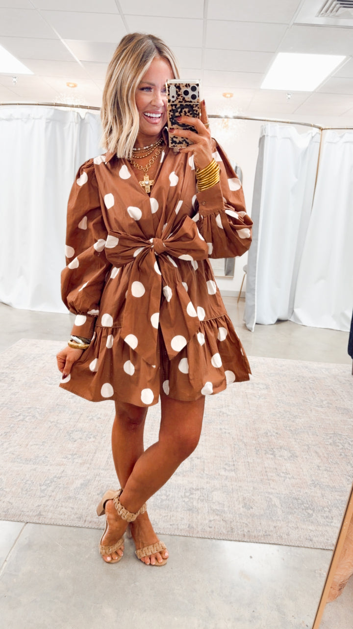 The Daisy Dot Mini Dress